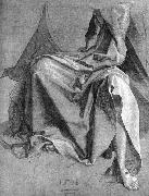 Albrecht Durer Study of a Drapery oil